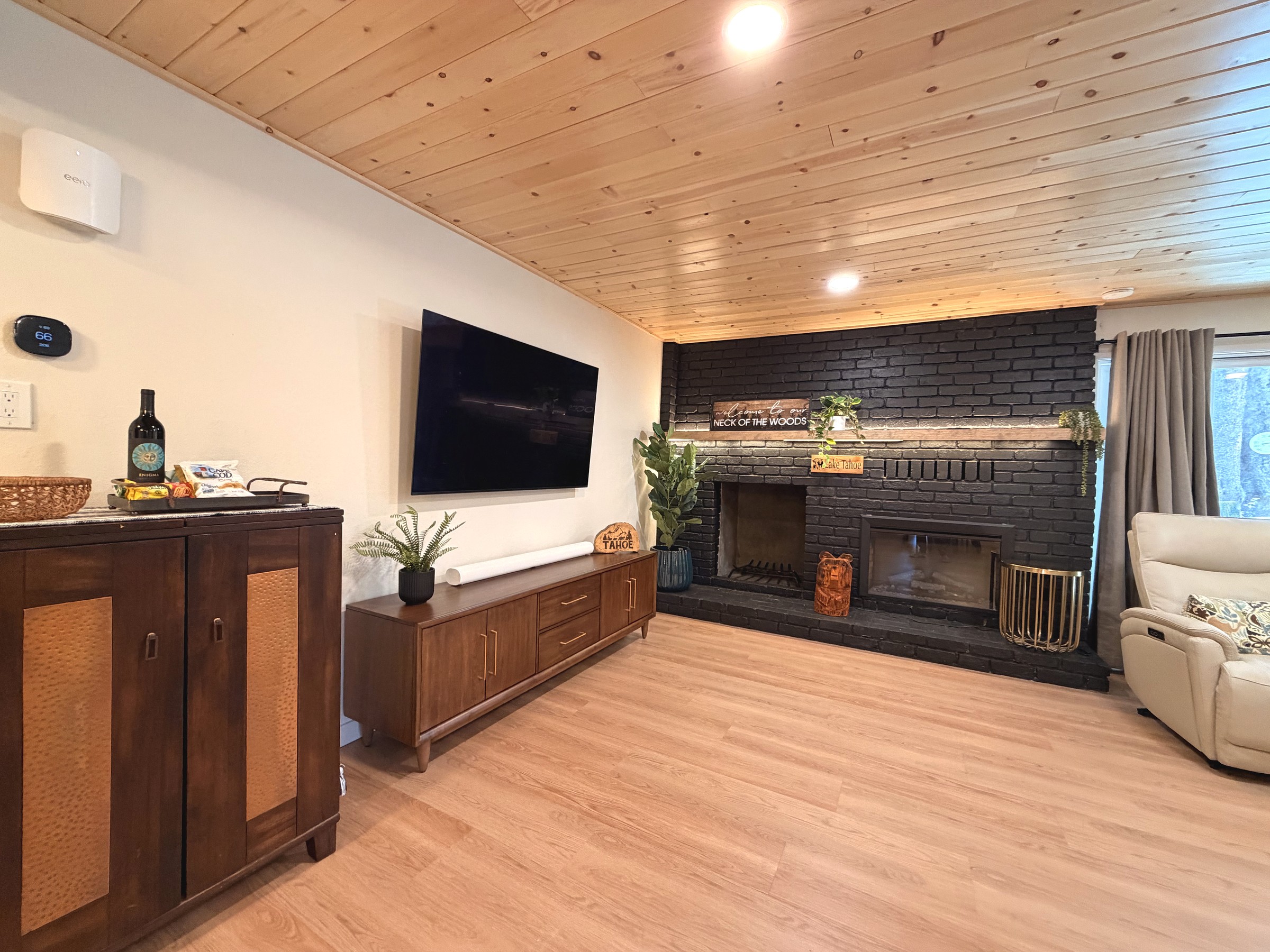 Den · fireplace
