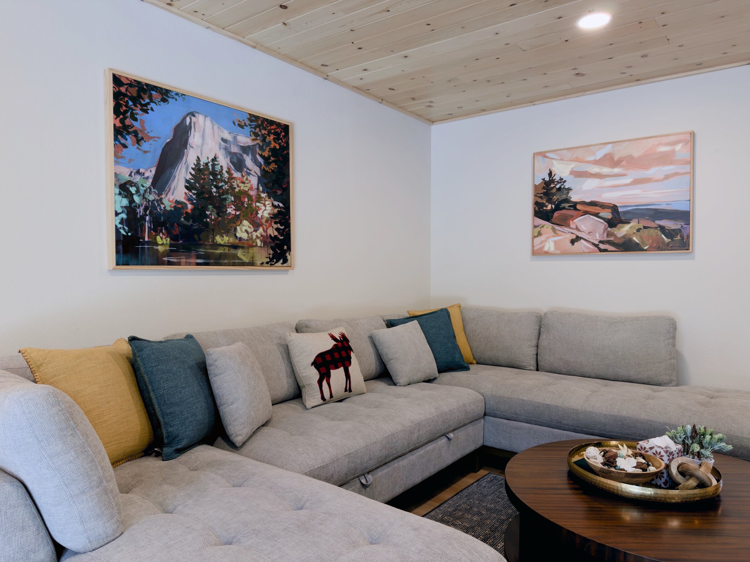 Den · fireplace